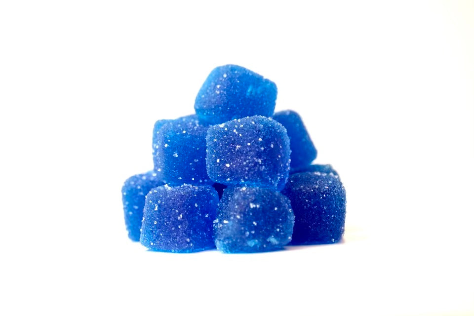 Blue Raspberry 25mg Delta-8 Gummies